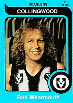 1980 Scanlens VFL #35 Ron Wearmouth Front